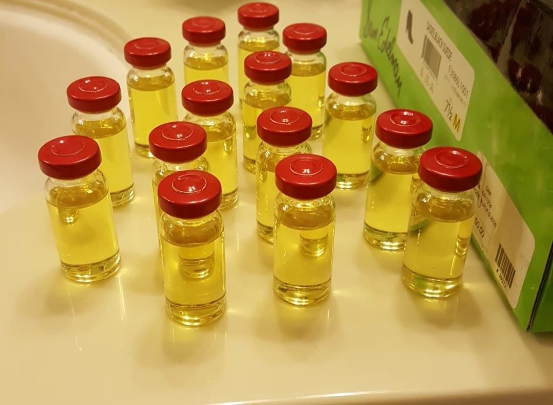 Tren Test Depot 450 Injectable Anabolic Steroids Yellowish Oil Based Muscle Fitness